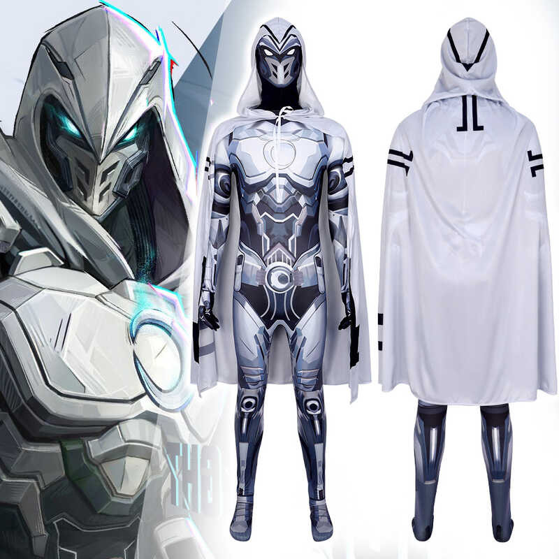 Rivals Marvel Rival Moonlight Knight Cosplay Costume Jumpsuit Halloween ...