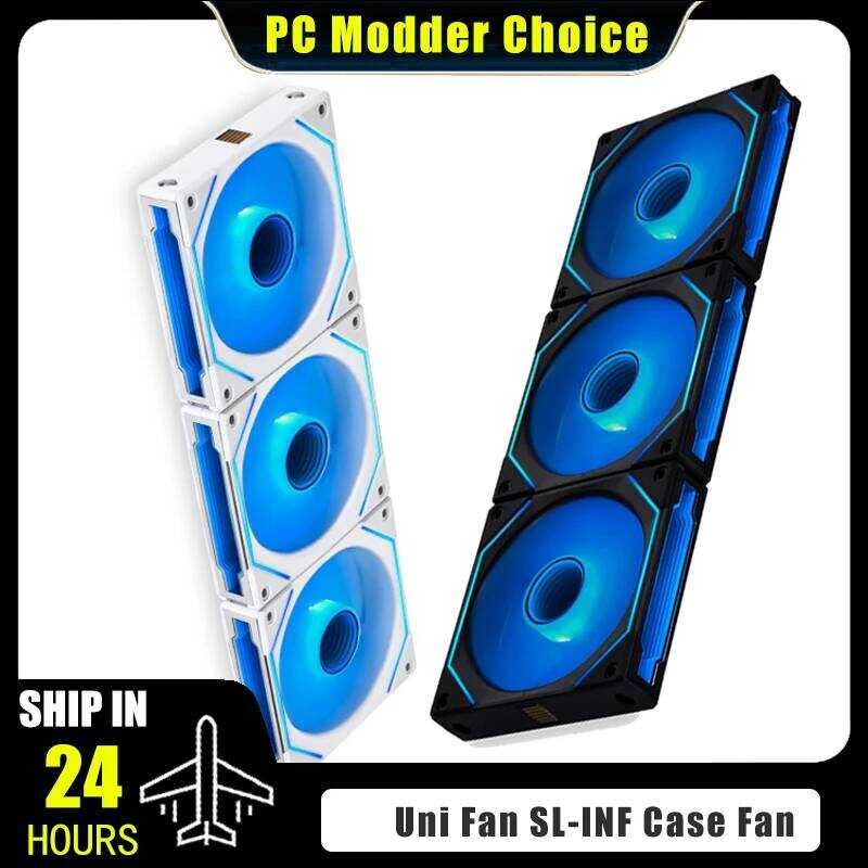 Lian ☽ ☽ Li Uni Sl-Inf 120 Infinity Mirror Case Radiator Fan Cableless ...