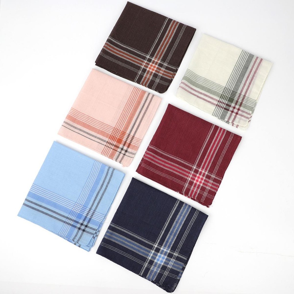 Cotton 6/12pcs Handkerchief Adult and Children for School Men Womenwear ...