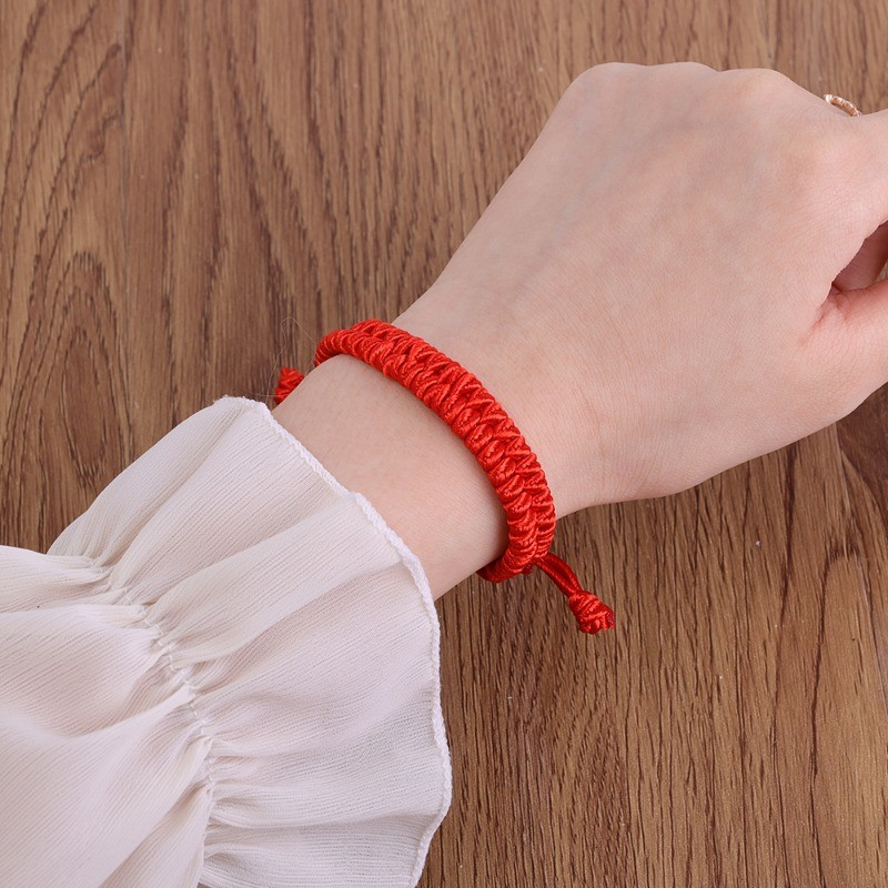 Red String Bracelets for Lucky - Adjustable Handmade DIY Rope Bangles ...