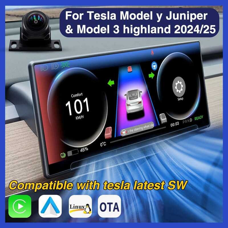 Y Model 3 Hud For Tesla Y Juniper 1 Up Display Highland Instrument ...