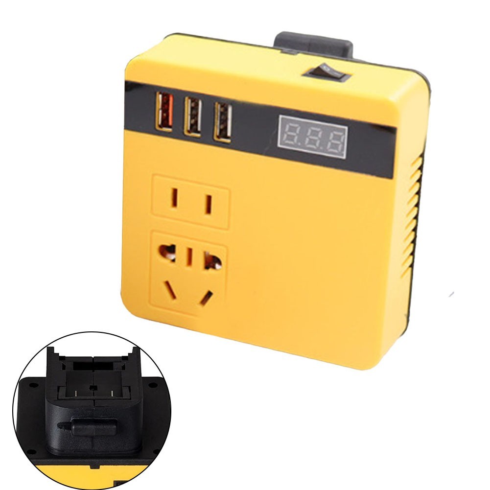 【NSRE Fast】120W Lithium Battery Inverter 21V to AC220V DC5V12V Inverter ...