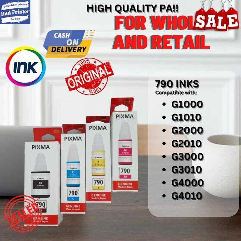PIXMA 790 Refill Ink For Printer : G100 / G1010 G2000 G2010 G3000 G3010 ...