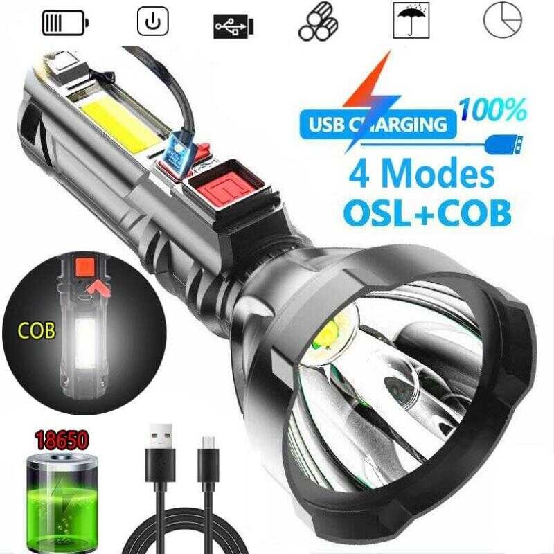 Mini LED Rechargeable Japan Original Emergency Torchlight Powerful ...