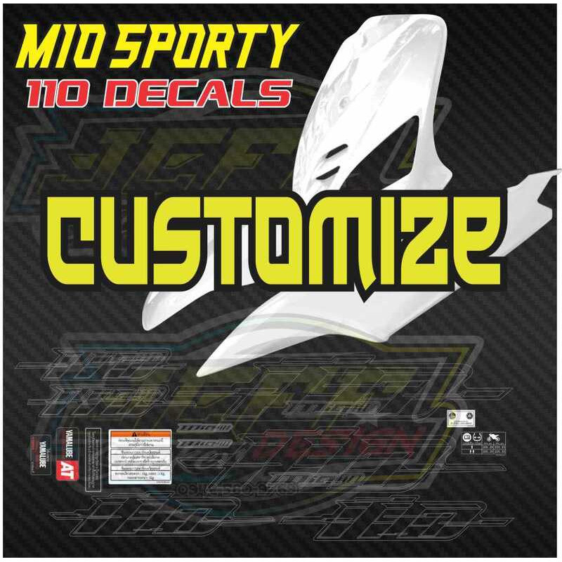 Mio Sporty Transparent Sticker, Mio Sporty Sticker, Mio Sporty Indo ...