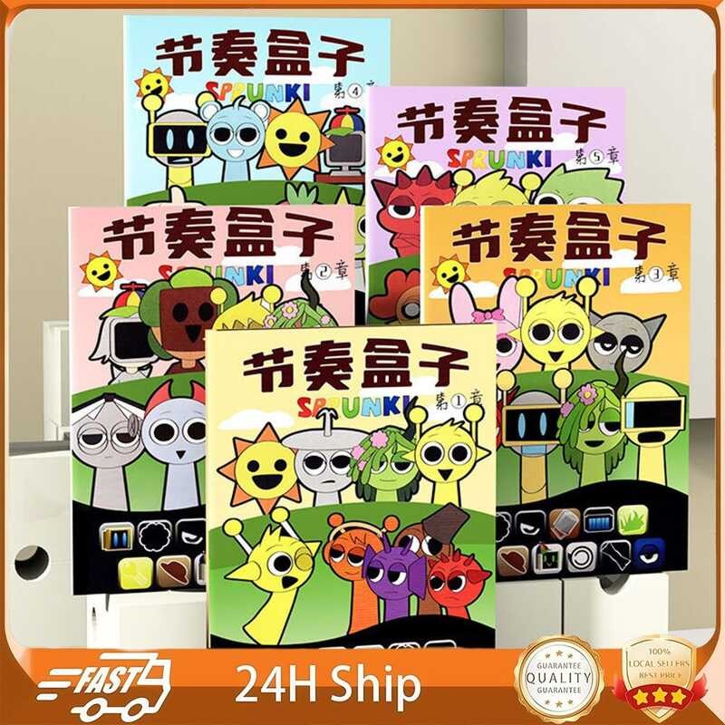 Sprunki Kids With Stencils, Tracing & Line Drawing Children Educational ...