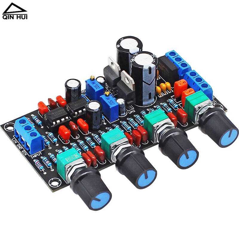 HiFi Audiophile Preamp Tone Dual NE5532 Audio Amplifier Module DIY ...
