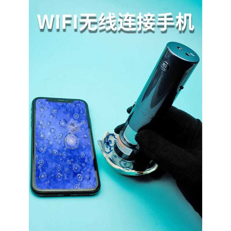 Digital Micro Magnifier for Mites, 600x with Light, Wireless WiFi, HD ...