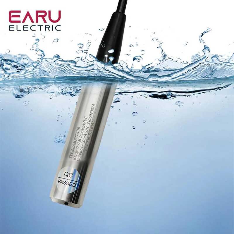 4-20Ma Output Integral Transmitter Liquid Oil Water Level Sensor Probe ...