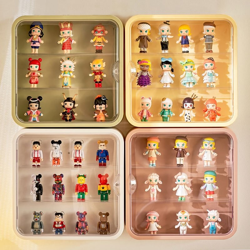 Acrylic Display Box Wall Mounted Blind Box Storage Display Shelf Multi ...