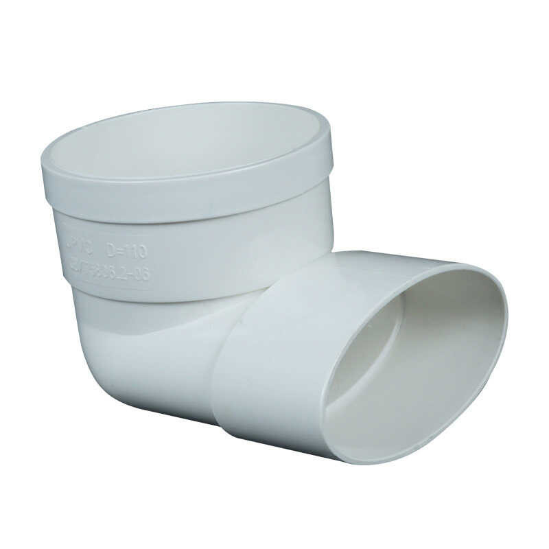 PVC Toilet Shifter Bidet Flat Pipe Fittings 110 Flat Pipe Cap Connector ...