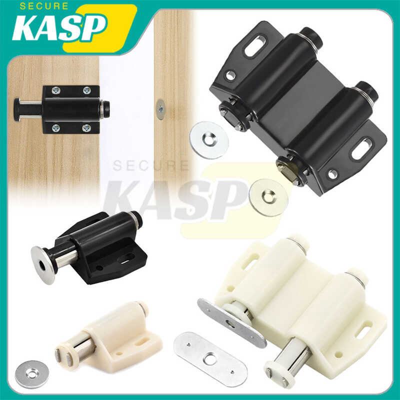 2Pcs Magnetic Door Lock Single Double Push To Open Touch Catch For ...