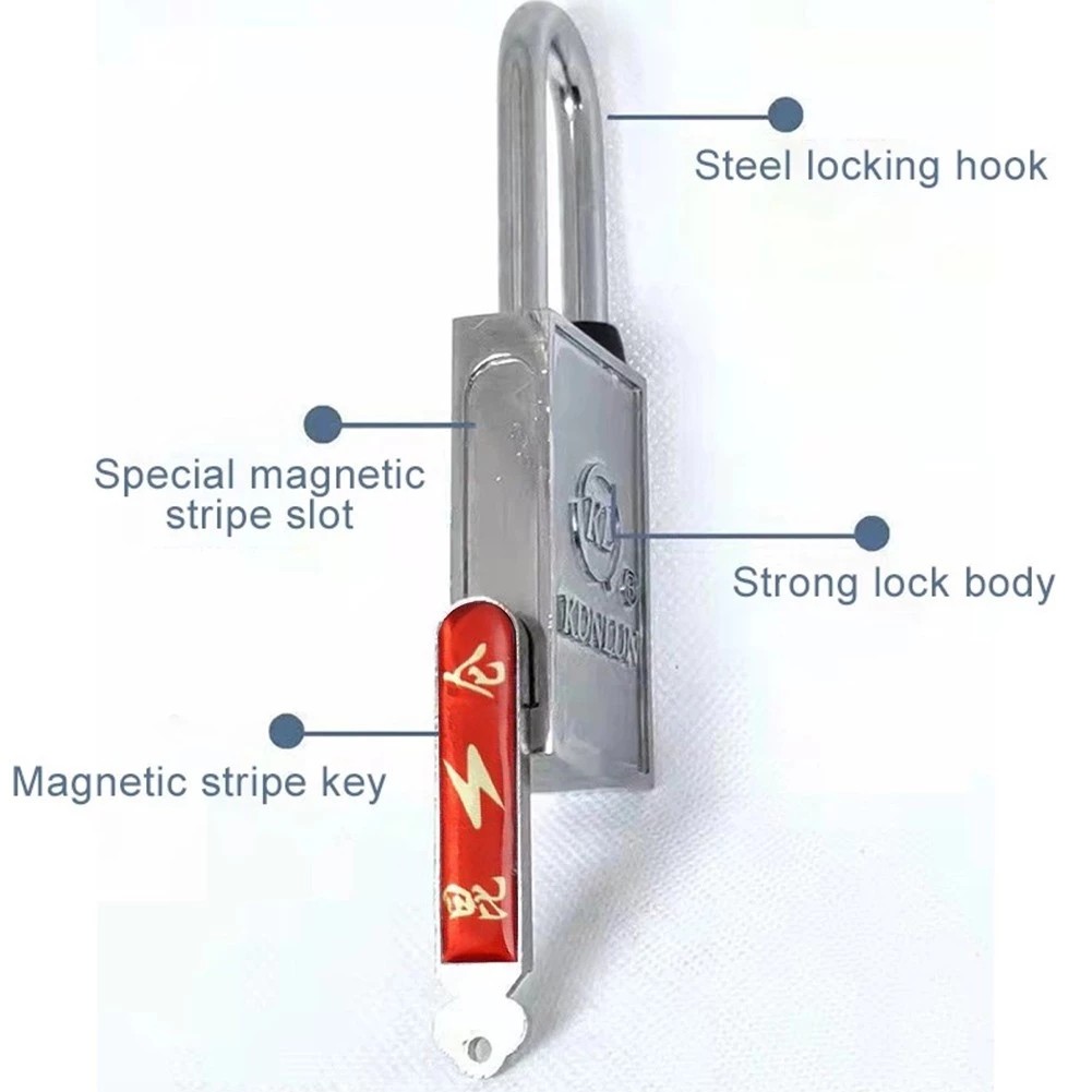 Magnetic Padlock Anti-theft Technology Lock Without Keyhole Lock ...