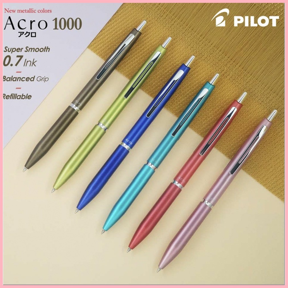 Pilot Acroball 1000 Acro1000 0.7mm retractable pen with case ( 1 piece ...