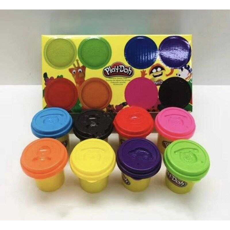 3B7 UG 8Pcs Bottle Color Clay Dough(Note: Big+ Small Bottles But The ...