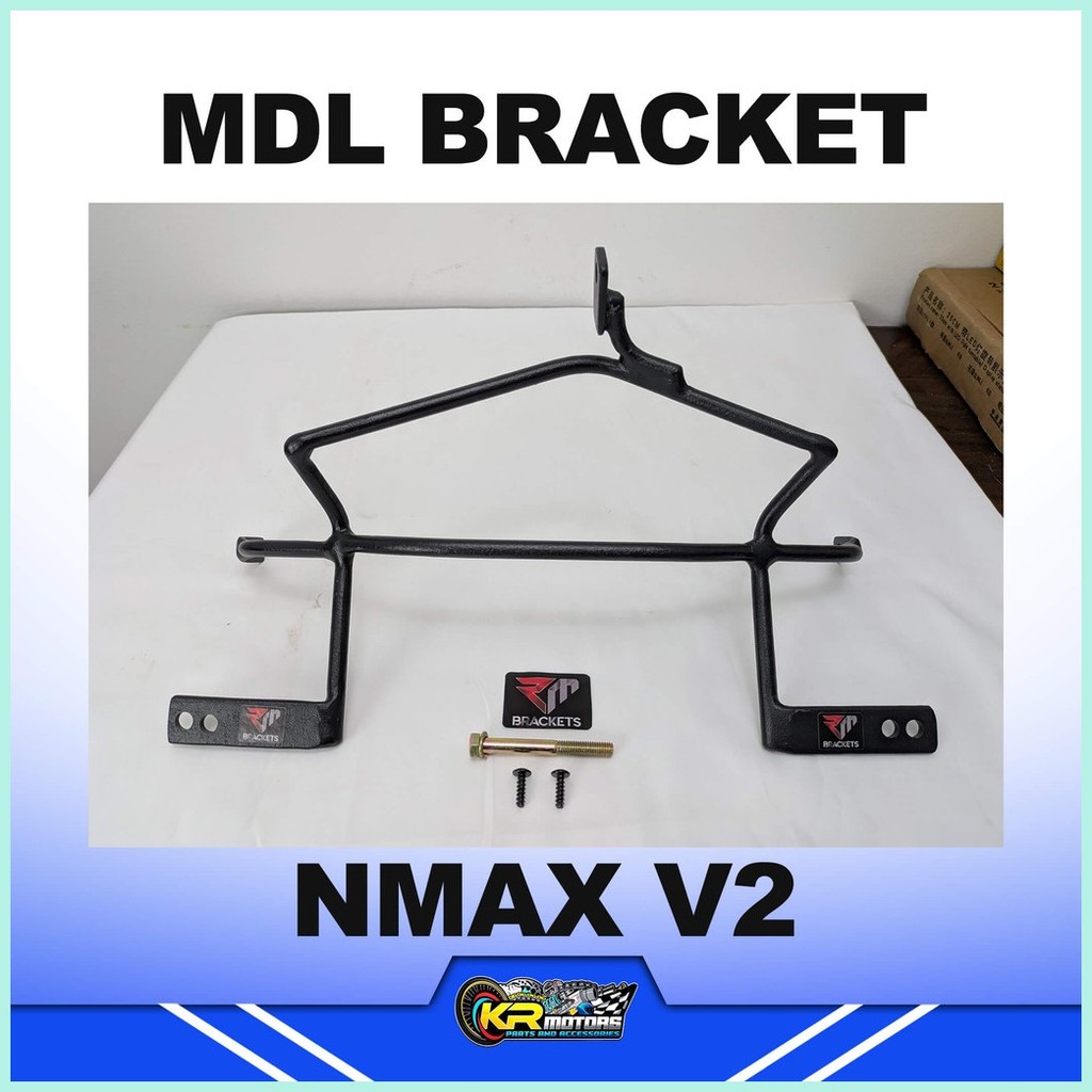 RM BRACKET NMAX V2 AUXILLIARY LIGHTS BRACKET BLACK POWDER COATED IRON ...