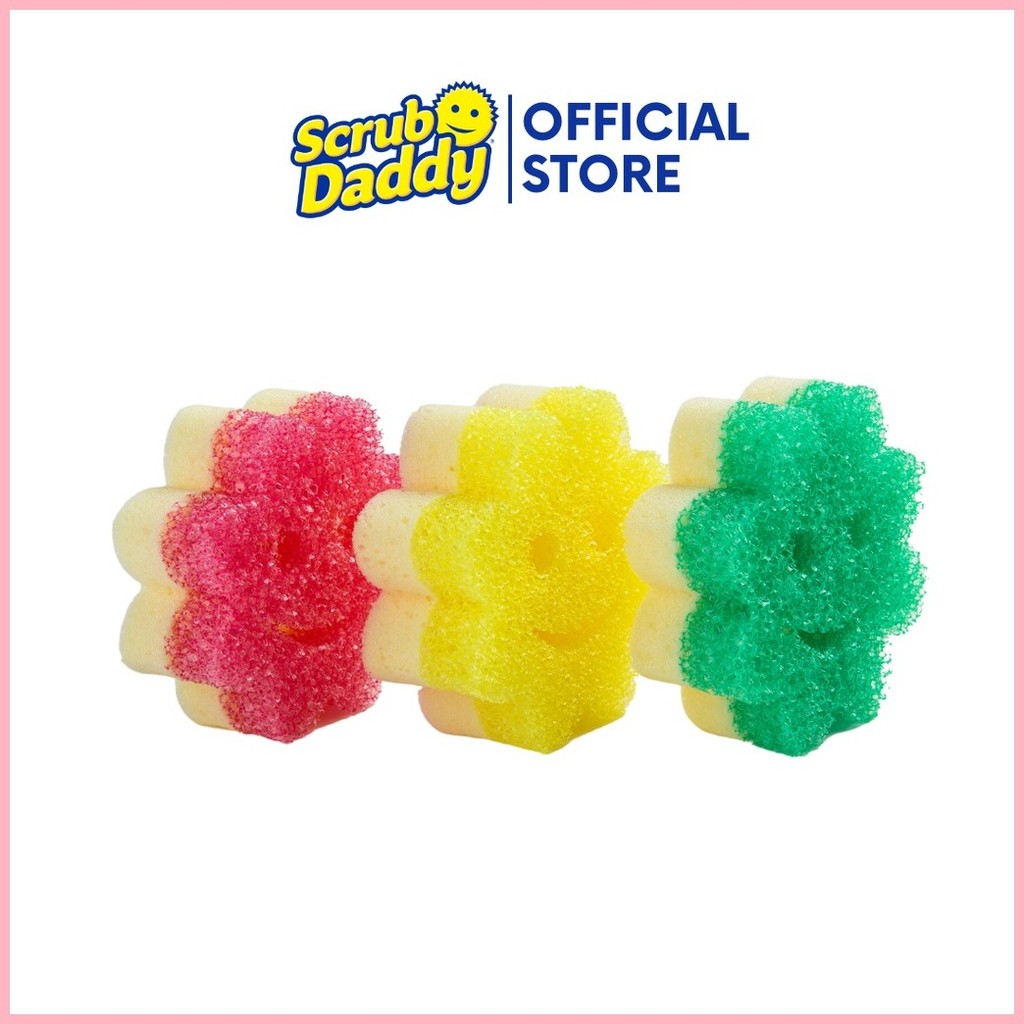 Scrub Mommy Dual Sided Sponge And Scrubber 3ct
