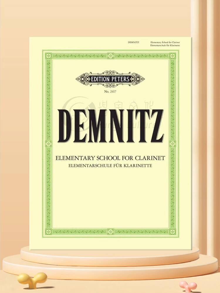 ☑♥ Elementary Clarinet Textbook Scale Exercises Demnitz Peters Original ...