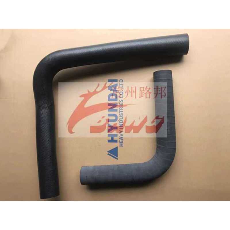 Original Excavator Parts Hyundai 455-7 Radiator Pipe Upper and Lower ...