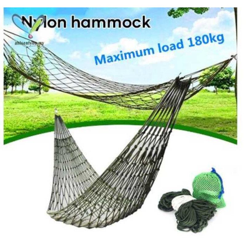 Load-Bearing 180 Kg Outdoor Rope Type Swing Hammock Duyan Sling ...