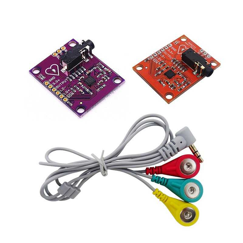 AD8232 Measurement Pulse Heart Rate Monitor ECG Sensor Module with ...