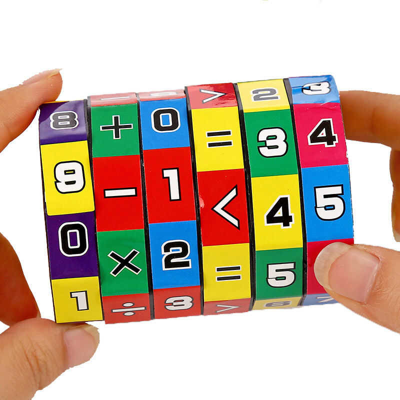 Montessori Magic Cylinder Mathematics Numbers Cube Arithmetic Toy Kids ...