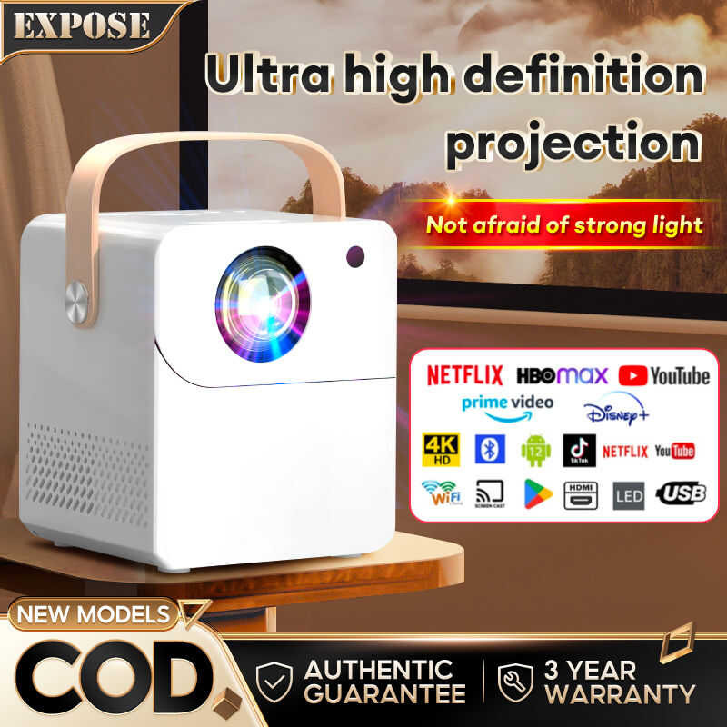 Portable 8000Cvia Ultra-High Definition Movie Projector 1080P Can Be ...