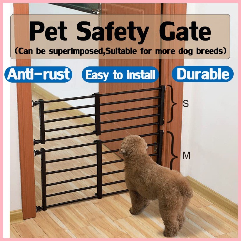 Safety Gate For Pets Dogs Adjustable Pet Fence Isolating Safety Stairs ...