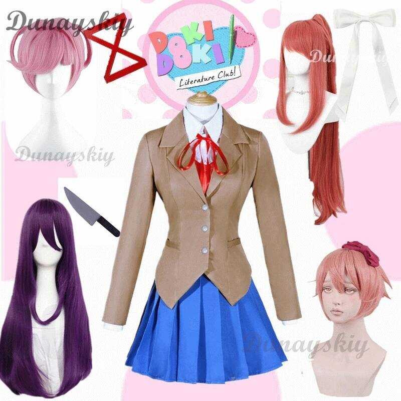 Fa Game 3 Doki Literature Club Natsuki Cosplay Sayori Yuri Monika ...