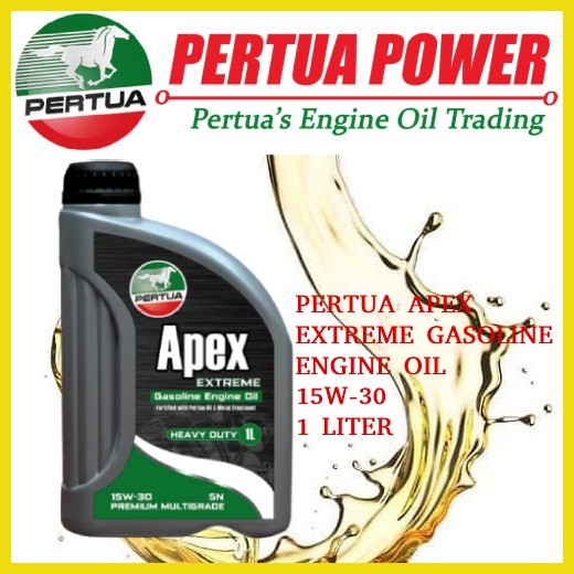 Apex Extreme GASOLINE ENGINE OIL 15W-30 1 LITER | Shopee Philippines