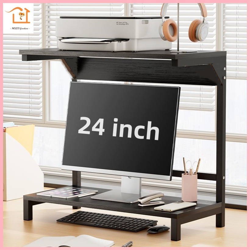 Computer Table With Printer Shelf Laptop Stand Printer Table Ergonomic ...