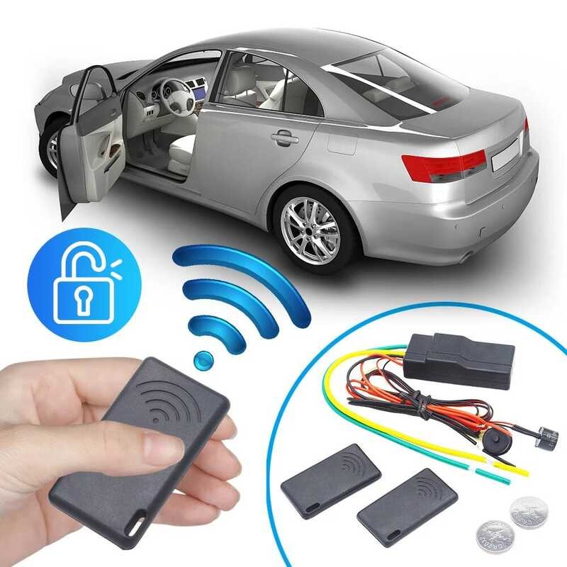 RFID 2.4Ghz Immobilizer Wireless Engine Automatic Lock Car Alarm System ...