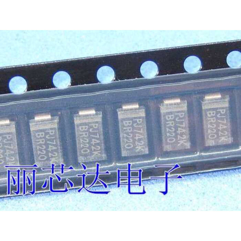 BR220 SMA 2A 200V SMD Schottky Diode 100 pieces for 40 yuan Only ...
