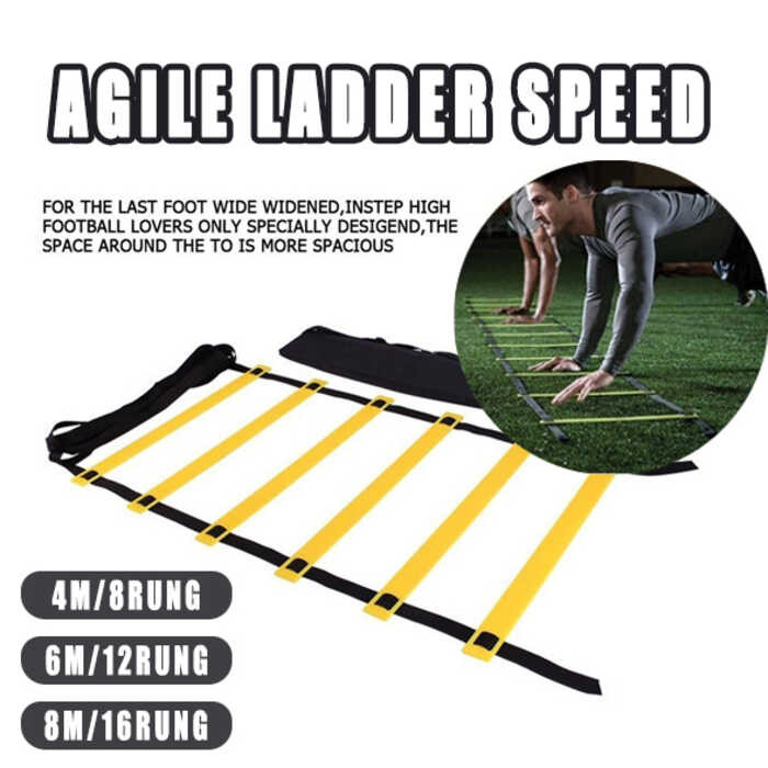 Football Equipment Rope Ladder Physical Fiess Training Footstep 2F5 2A1 ...