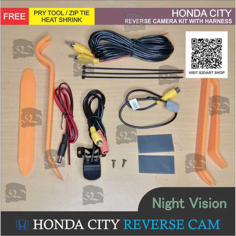 City Honda OEM Reverse Camera DIY Kit With Video Harness | Shopee ...