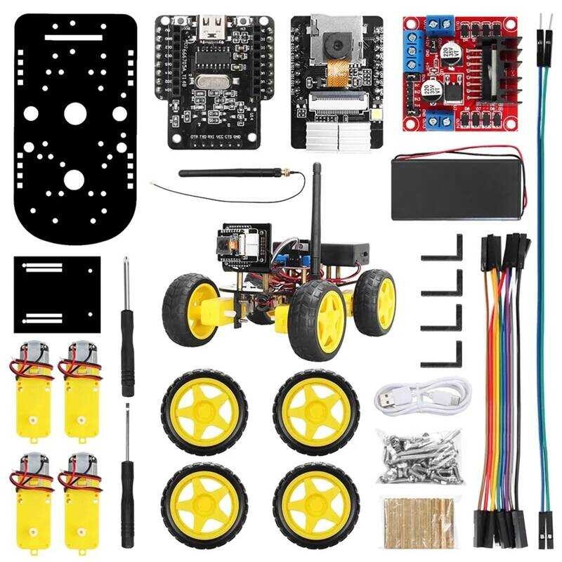 W 4Wd Smart Car Esp32 Camera Wifi Automation For Arduino Programming ...