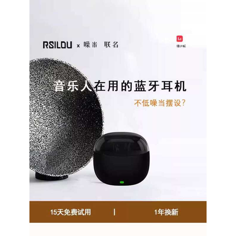 RSILOU True Wireless Bluetooth Earbuds Semi-In-Ear Long Battery Life ...