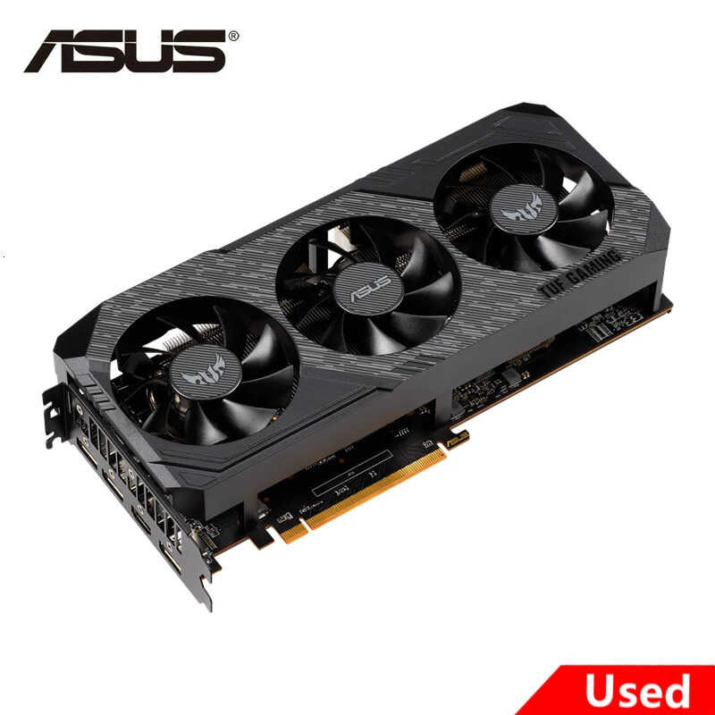 Used ASUS Graphics Cards RX 5600 XT 6Gb Gddr6 Mining GPU Video Card ...
