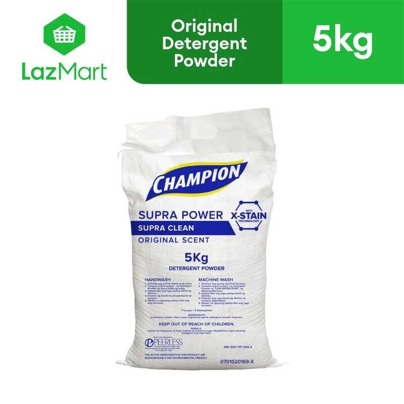 Champion Detergent Powder Supra Clean 5Kg Fd7 | Shopee Philippines