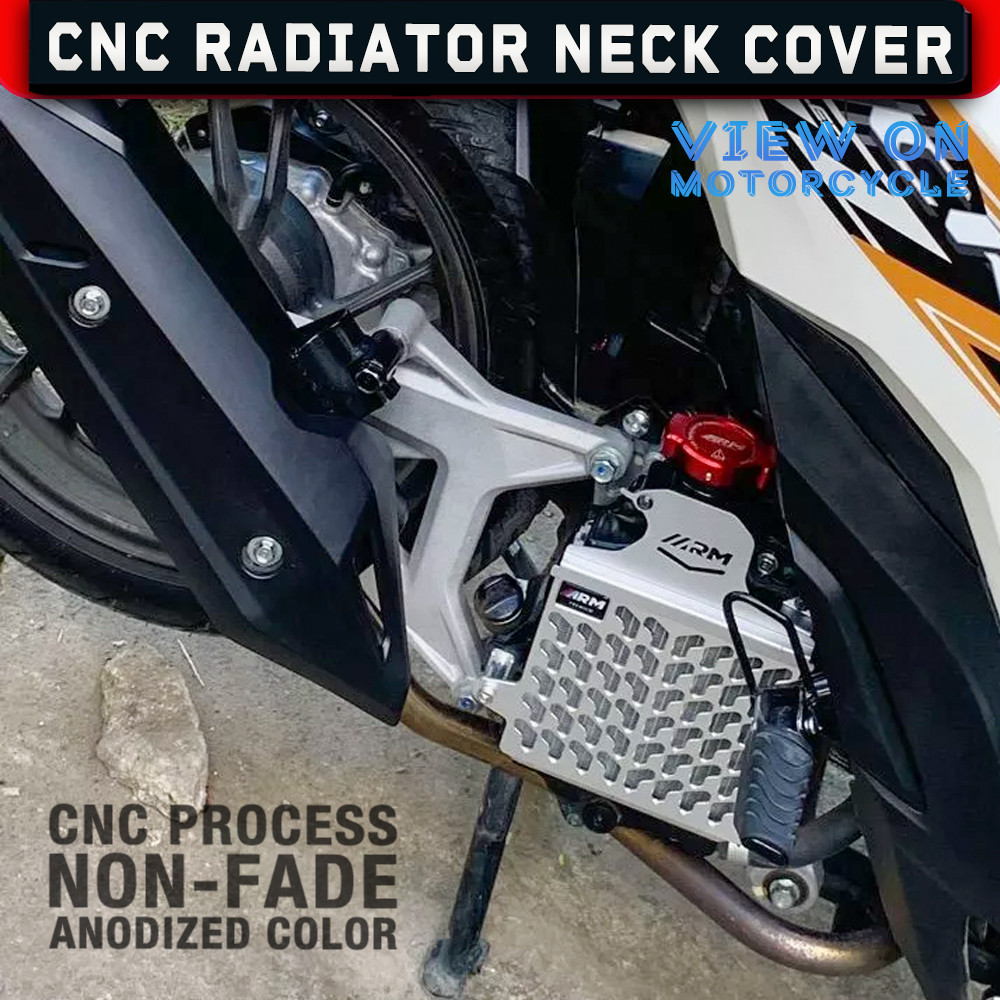 Radiator Neck Cover Full CNC Alloy Thicker For Click 125/150/ ADV 150 ...