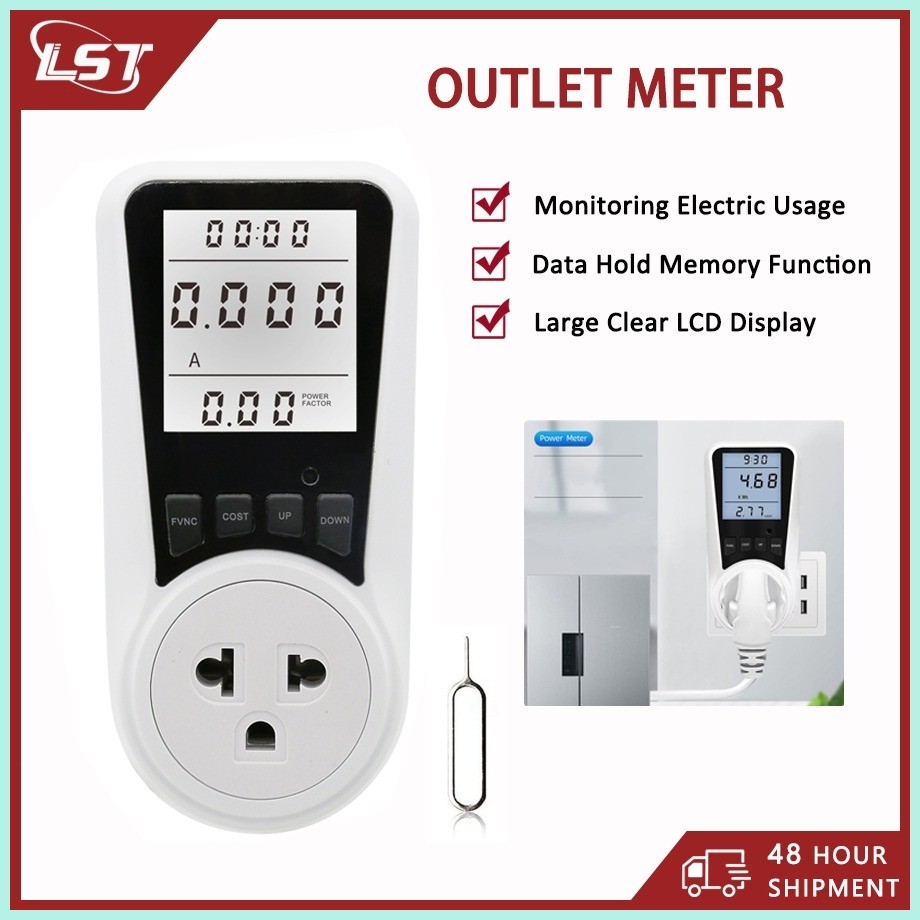 220V power meter power monitor voltage current power multi-mode ...