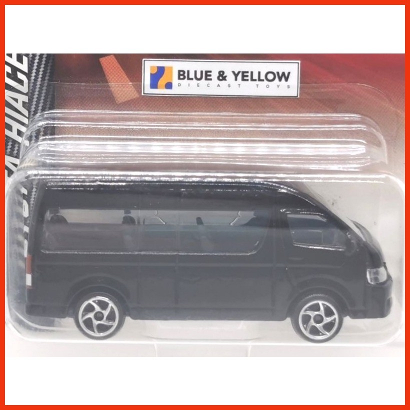 1/64 Toyota Hiace Diecast Scale Model Toy Car by Majorette Color Black ...