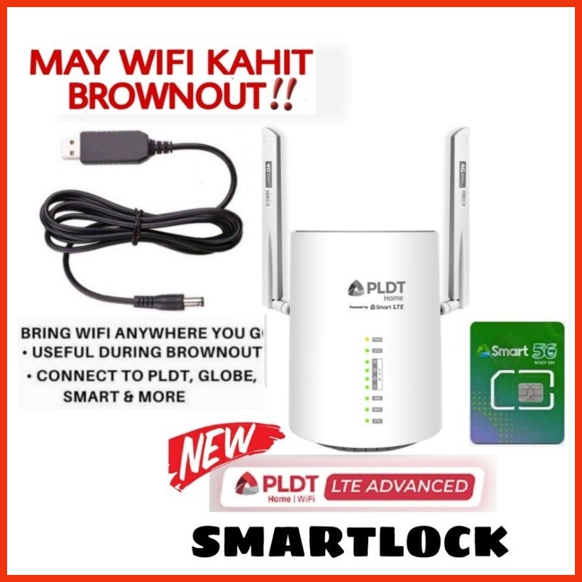 PLDT Home Prepaid Wifi with Antenna | Shopee Philippines