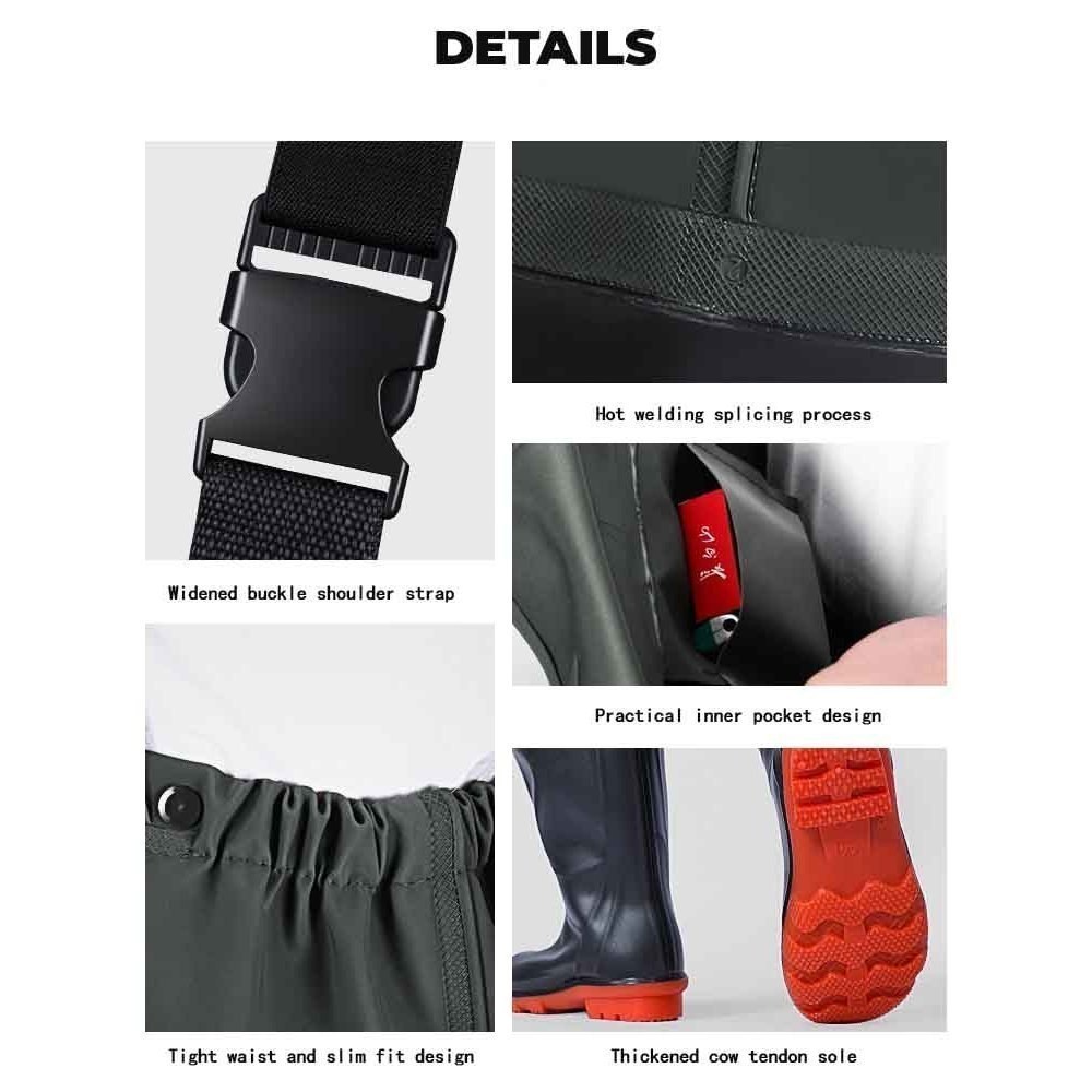 Wader Waterproof Boots Pants Jumper Shing Waders Construction Farming ...