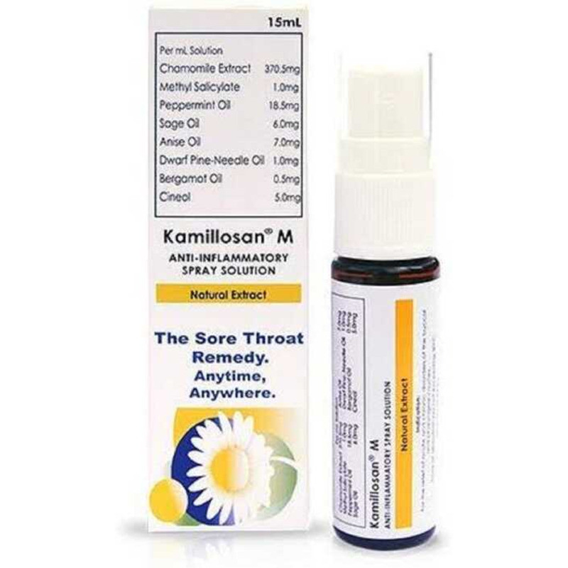 And Anti Allergy COD Inflammatory Kamillosan M Throat Spray Solution ...
