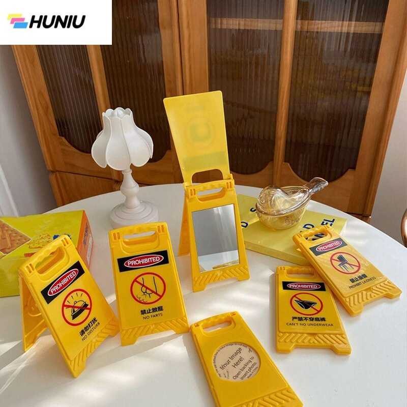 HUNIU Warning Signs Pocket Plastic Mini Portable Photo Frame Beauty ...