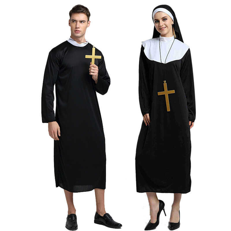 Halloween Cosplay Resurrection Priest Costume Godfather Father ...