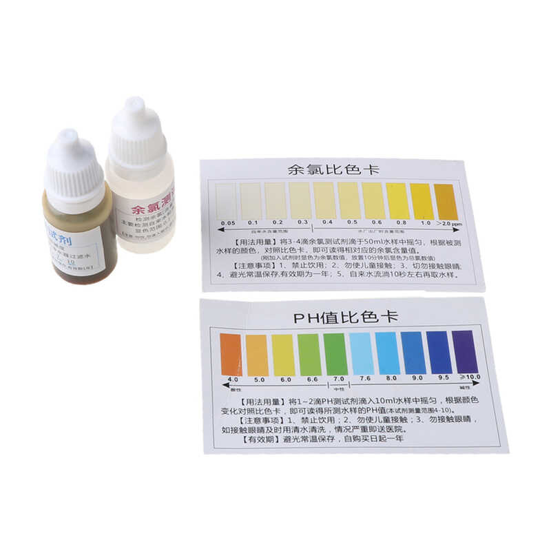 10Ml Ph Test Liquid Kit For Drinking Water Measures Ph Level Easy To ...