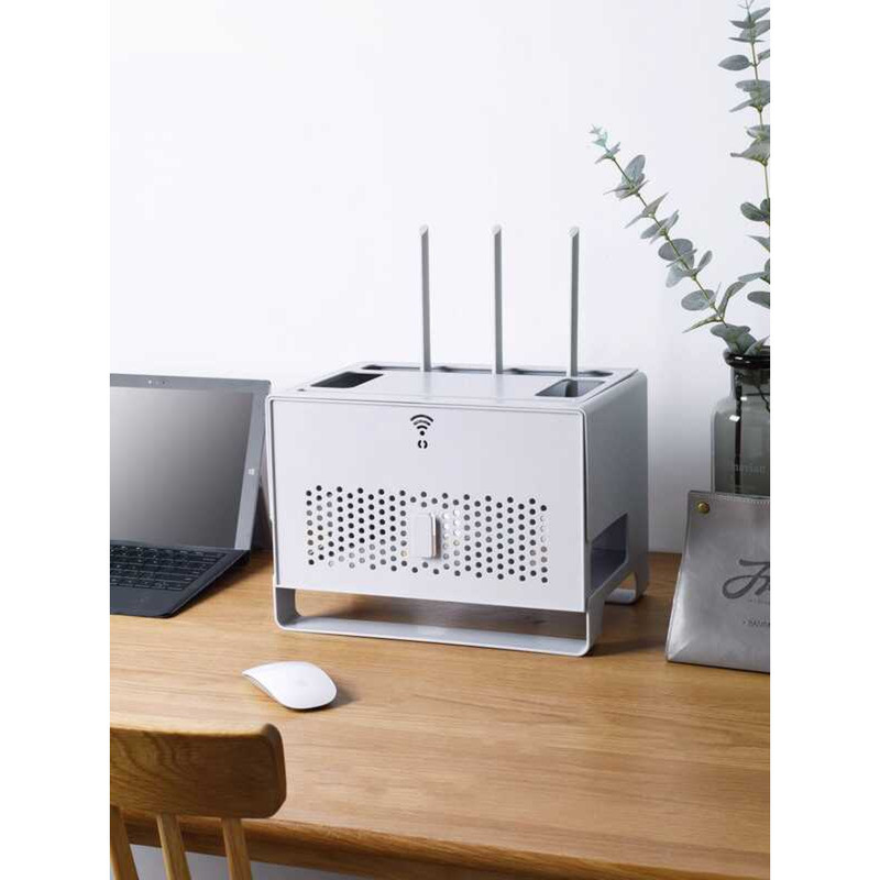 Router Storage Extra Large Wireless WiFi Modem Socket Desktop Set-Top ...
