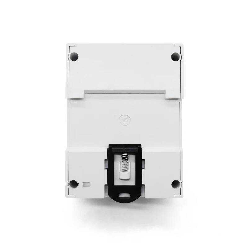 AC LCD Din Rail 230V 3 Phase 4 Wire Energy Power Consumption Monitor ...